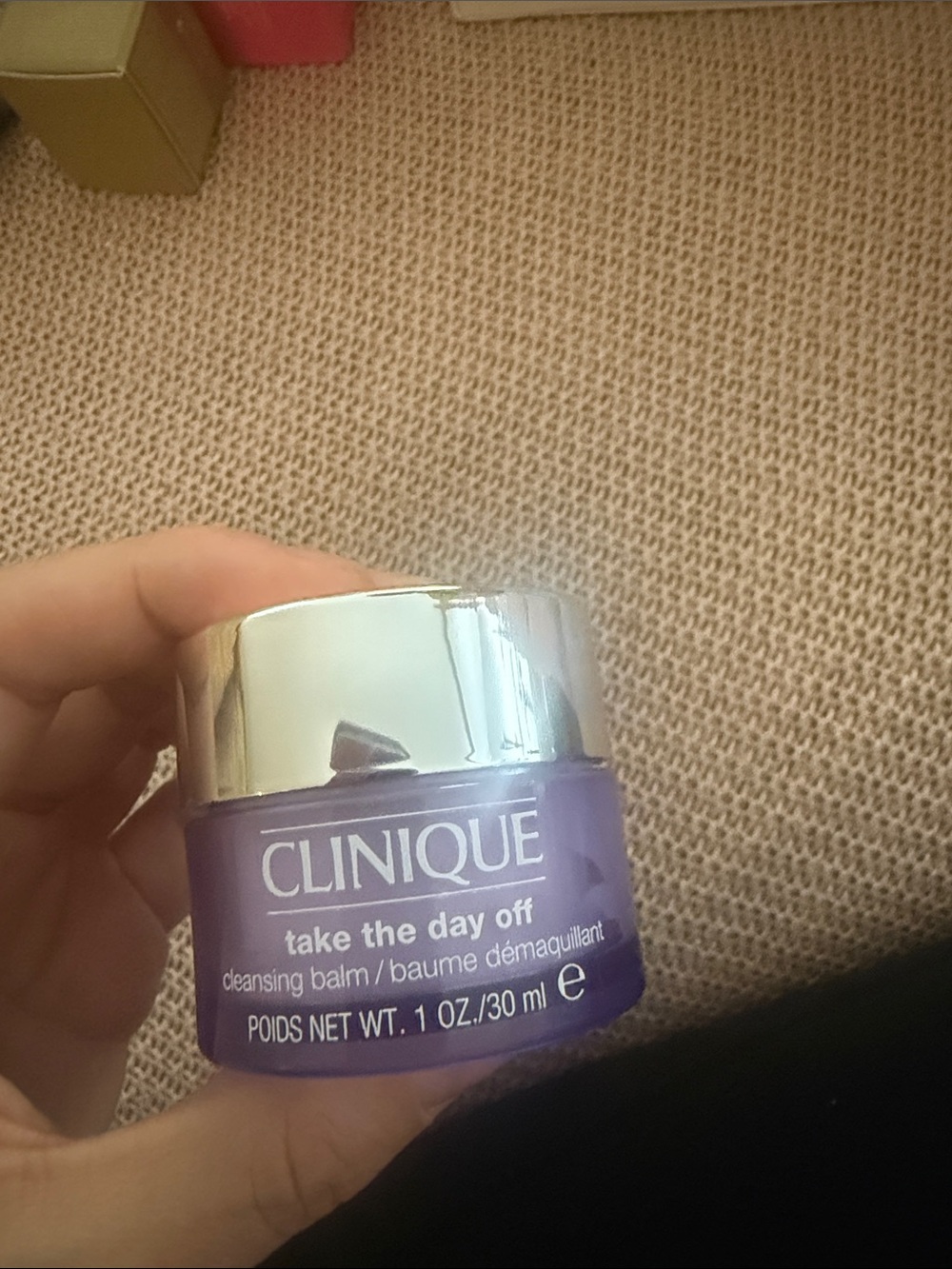 Clinique Take The Day Off Cleansing Balm - Lavender Purple Jar